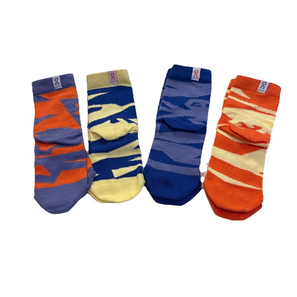 On Cloud Kids Crew Socks 4-Pack Medium (13C–3Y) Youth‎ Boys Girls Athletic NWT